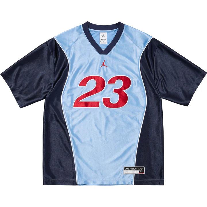 Supreme Jordan Warm Up Jersey Light Blue