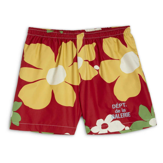 Gallery Dept. Floral Red Zuma Shorts