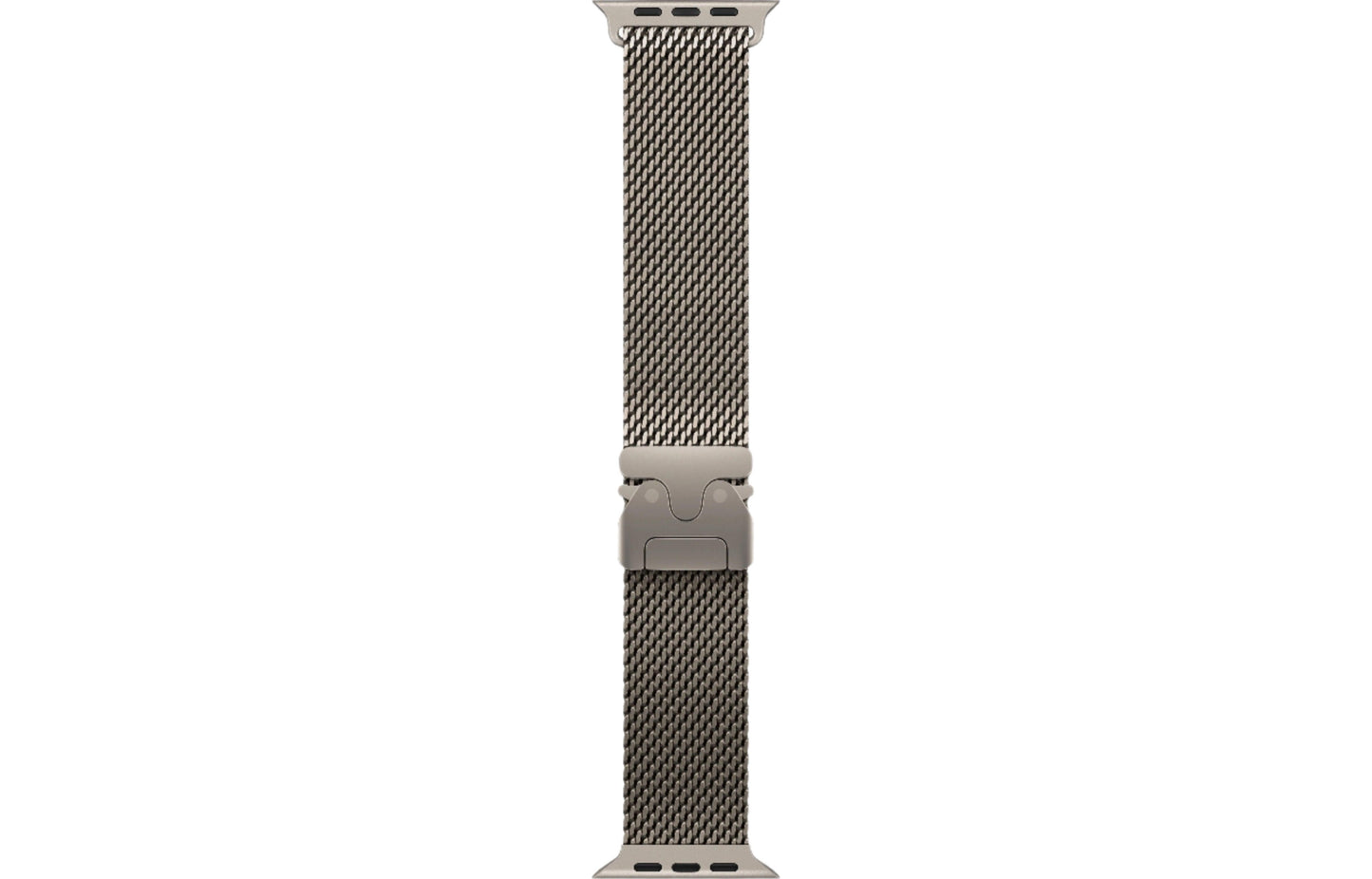 Apple Watch Ultra 2 - Natural - Titanium Milanese Loop Band - Medium (155 - 185mm)