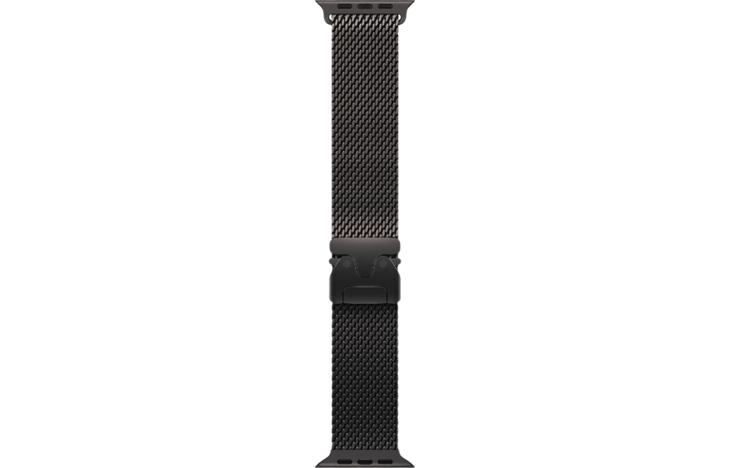 Apple Watch Ultra 2 - Black - Titanium Milanese Loop Band - Medium (155 - 185mm)