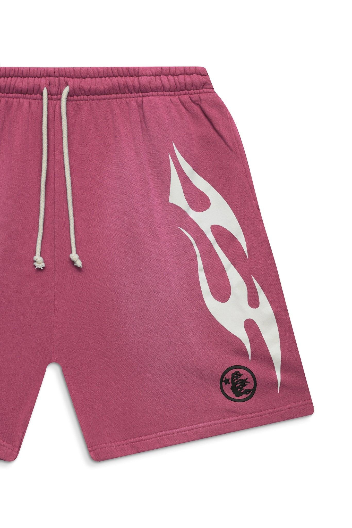 Hellstar Studios Flame Shorts Pink