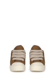 Rick Owens Porterville Runway Jumbo Laced Low Sneakers Bean / Milk