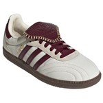 White and maroon sneaker with Adidas logo on a white background - Image 2