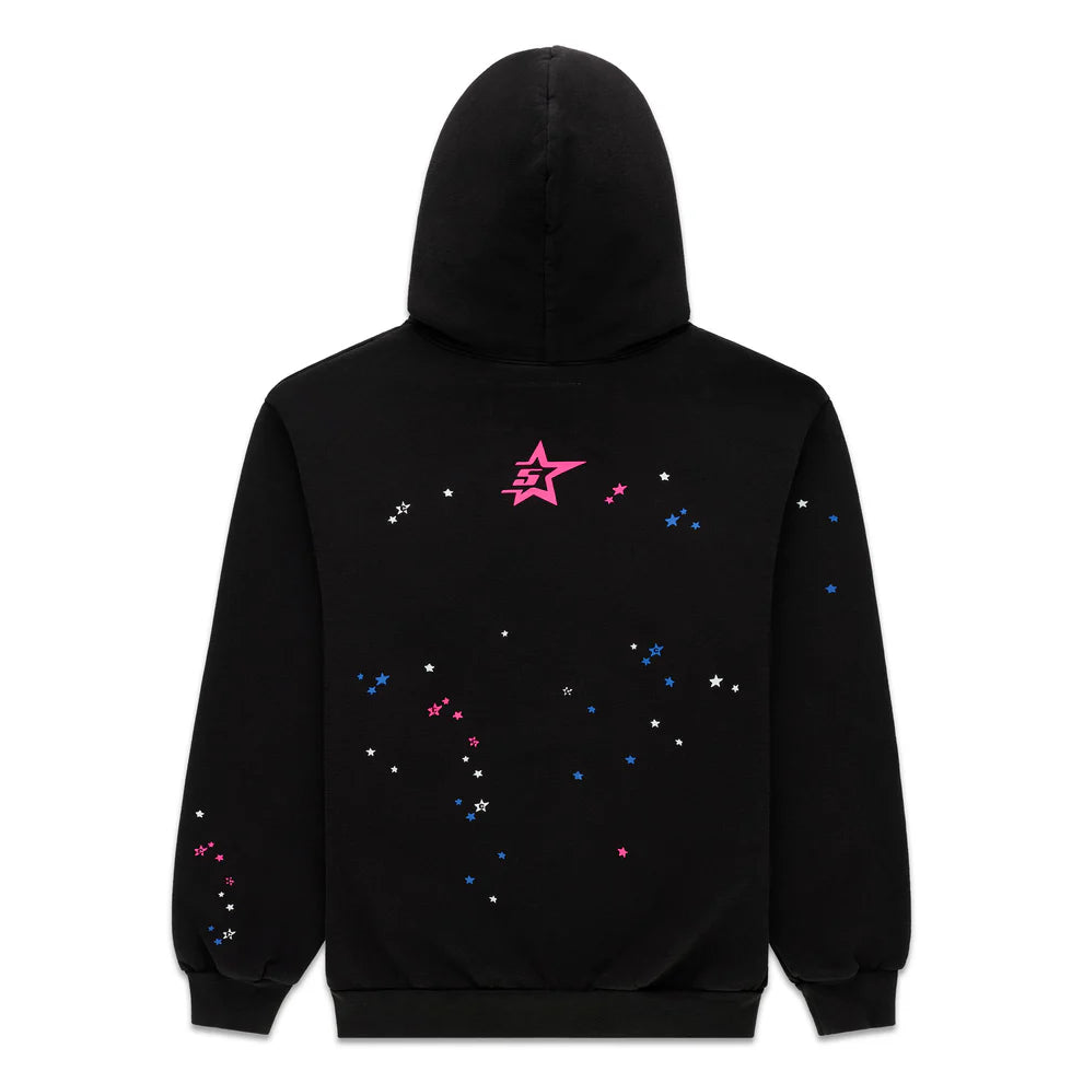 Sp5der x Druski Coulda Been Heart Punk V2 Hoodie Owl Black