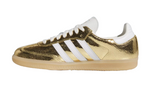 Adidas Samba OG Gold Metallic Cracked Leather (Women's) - Image 3