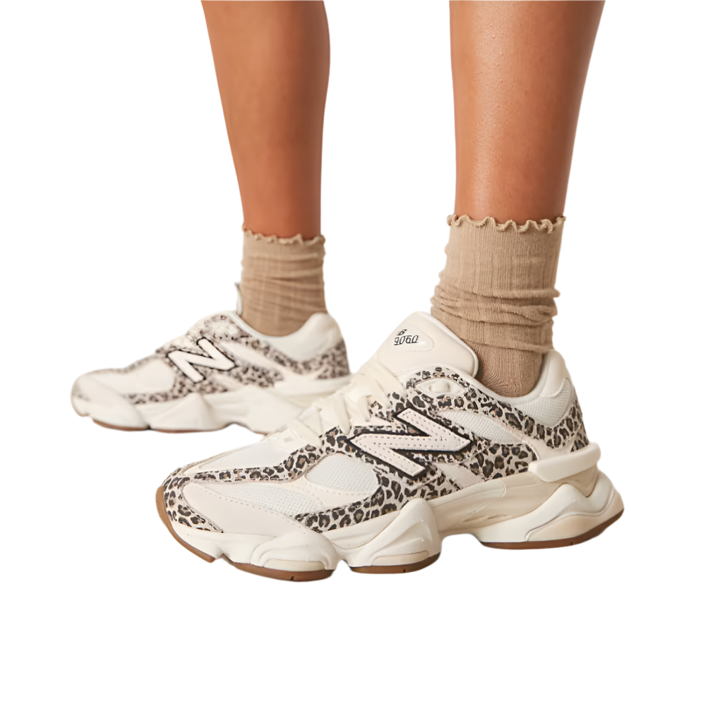 New Balance 9060 Leopard Print Beige