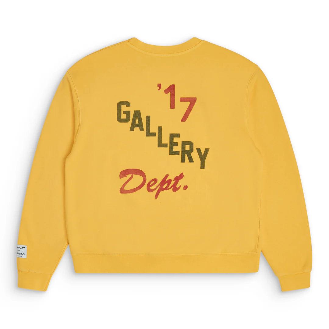 Gallery Dept. Boxing Merch Crewneck Gold Yellow