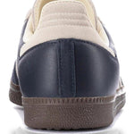Navy and beige shoes on a white background - Image 5