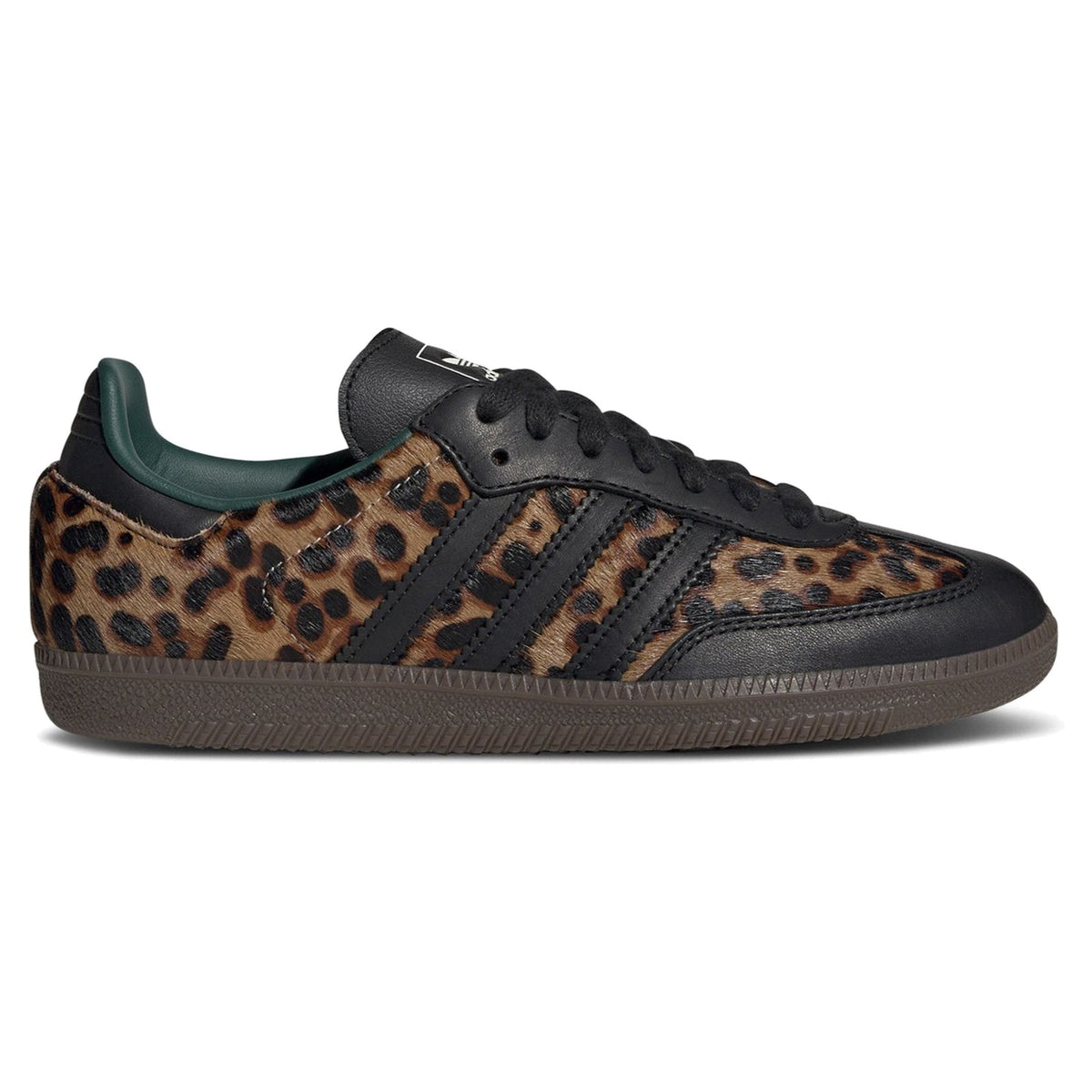 Adidas Samba OG Black Green Leopard (Women's)