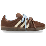 Adidas Samba OG Dark Brown Cream Blue Pony Hair (Women's) sneakers — style KI2515 — photo 2 of 6 - Image 2