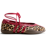 Adidas Taekwondo Mei Ballet Leopard Print Team Victory Red (Women's) - Image 1