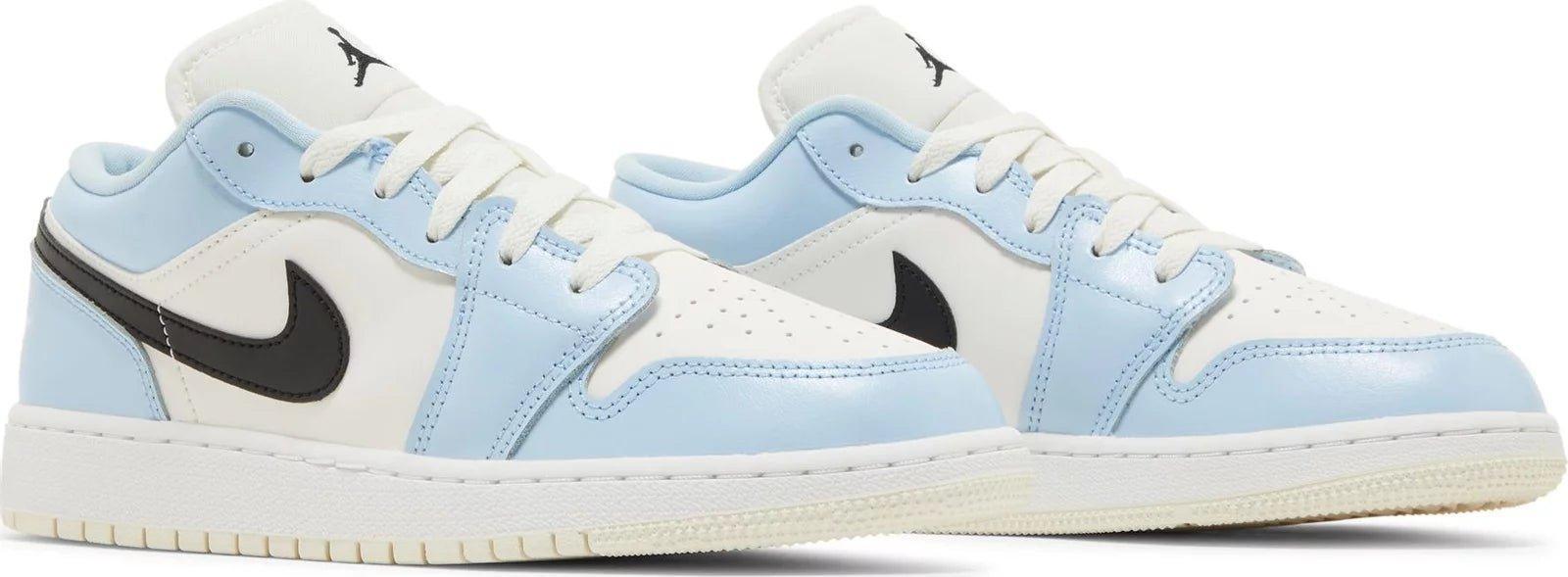 Air Jordan 1 Low Ice Blue Black - Supra Sneakers