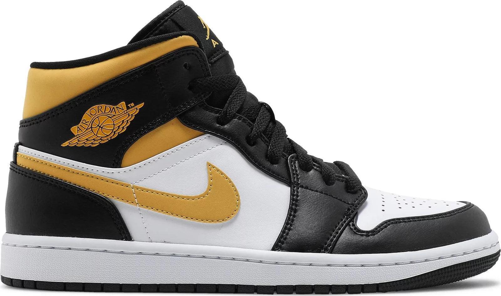 Air Jordan 1 Mid White Pollen Black - Supra Sneakers