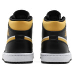 Air Jordan 1 Mid White Pollen Black (Preschool) - Image 3