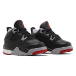 Air Jordan 4 Retro Bred Reimagined (Toddler) - Image 2