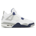 Air Jordan 4 Retro White Midnight Navy (GS)