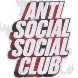 Anti Social Social Club Plaid Red Tee White
