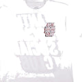 Anti Social Social Club T-shirt Bianca con Stampa a Quadri Rossa