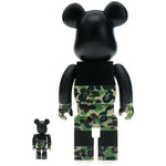 Bearbrick BAPE Mickey Mouse 100% & 400% Set Black Green Camo - Supra Sneakers - Image 4