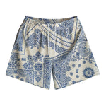 Bravest Studios Porcelain Shorts Cream Blue - Supra Sneakers - Image 1