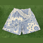Bravest Studios Porcelain Shorts Cream Blue, Shorts - Supra Sneakers - Image 2