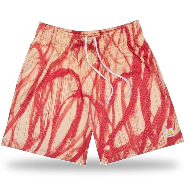 Bravest Studios Lexington Red Shorts - Supra Sneakers