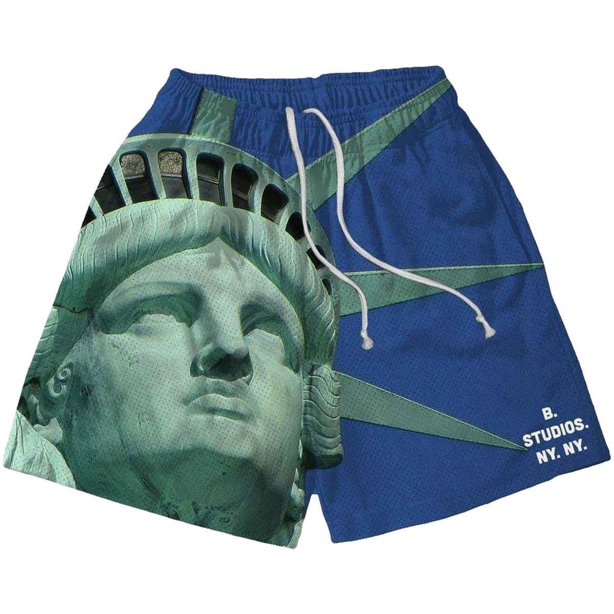 Bravest Studios Mega Liberty Shorts Blue - Supra Sneakers