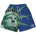 Bravest Studios Mega Liberty Shorts Blue - Supra Sneakers - Image 1
