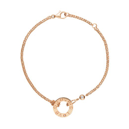 Cartier Love Armband, 18k Roségold, 2 Diamanten