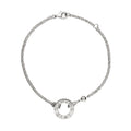 Bracelet Cartier Love, or blanc 18k, 2 diamants