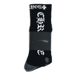 Chrome Hearts 3 Pack CH Logo Socks Black - Supra Sneakers - Image 2