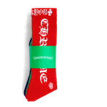 Chrome Hearts 3 Pack CH Logo Socks Multi - Image 2