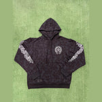 Chrome Hearts Cemetery Cross Pullover Hoodie Black - Supra Sneakers - Image 4