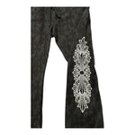 Chrome Hearts Cemetery Cross Sweatpants Black - Supra Sneakers - Image 3