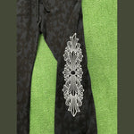 Chrome Hearts Cemetery Cross Sweatpants Black - Supra Sneakers - Image 5