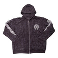 Chrome Hearts Cemetery Cross Zip-Up Hoodie Black
