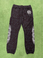 Chrome Hearts Cemetery Cross Sweatpants Black - Supra Sneakers - Image 4