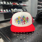 Chrome Hearts Cemetery Cross Trucker Hat Red / White - Supra Sneakers