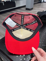 Chrome Hearts Cemetery Cross Trucker Hat Red / White - Supra Sneakers - Image 9