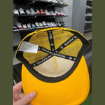 Chrome Hearts Cemetery Cross Trucker Hat Yellow & White - Supra Sneakers - Image 6