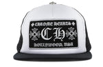 Chrome Hearts CH Hollywood Trucker Hat Black & White - Supra Sneakers - Image 1