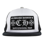 Chrome Hearts CH Hollywood Trucker Hat Black & White - Supra Sneakers - Image 1