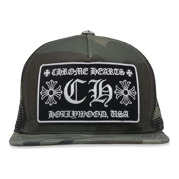 Chrome Hearts CH Hollywood Trucker Hat Camo - Supra Sneakers