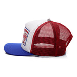 Chrome Hearts CH Hollywood USA Trucker Hat Red, White & Blue - Image 4