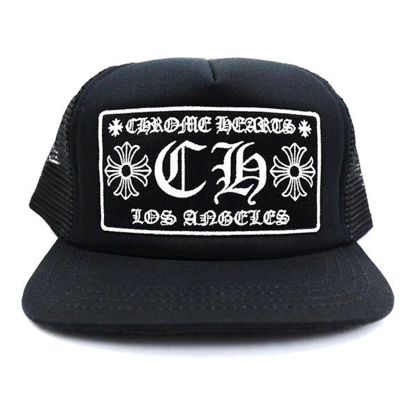 Chrome Hearts CH Los Angeles Trucker Hat Black - Supra Sneakers