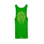 Chrome Hearts Horsehoe Tank Top Green - Supra Sneakers - Image 2