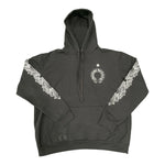 Chrome Hearts Horseshoe Floral Hoodie Black - Supra Sneakers - Image 3