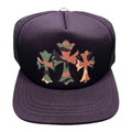 Chrome Hearts King Taco Camo Cross Trucker Hat Black