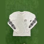 Chrome Hearts Las Vegas L/S T-shirt White - Supra Sneakers - Image 4