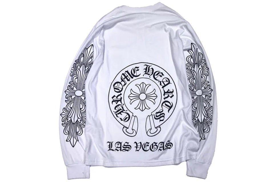 Chrome Hearts Las Vegas L/S T-shirt White - Supra Sneakers